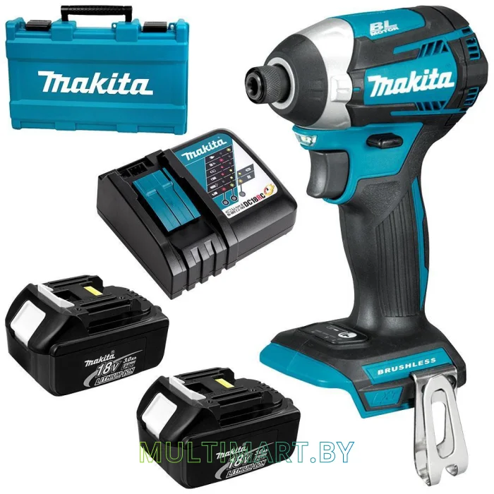 Винтоверт Makita DTD154RFE (с 2-мя АКБ, кейс)